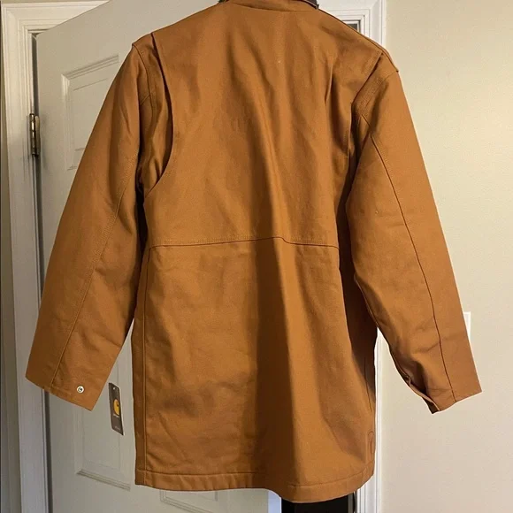 Carhartt Brown Field Jacket with Black Collar Boys 14/16 NEW - Picture 5 of 6